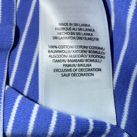Polo Ralph Lauren Blue White Striped Polo Shirt Men’s XL Classic Fit - Picture 10 of 10